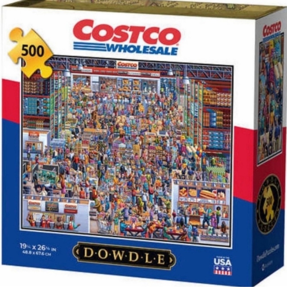 The Costco Wholesale Treasure Hunt Dowdle Puzzle 500 piece